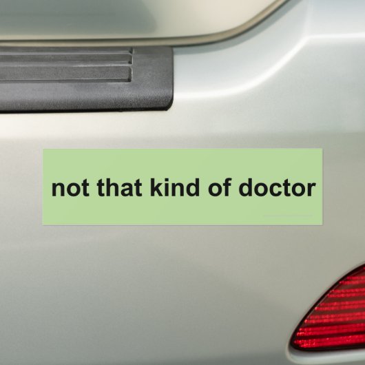 nicht so ein Arzt Autoaufkleber (Auf Auto)