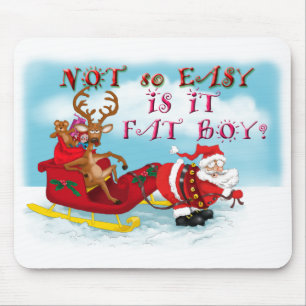 Nicht so einfach ist es Fett Boy Mousepad