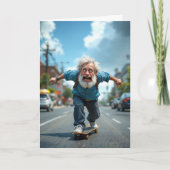 "Nicht so extrem" Geburtstag Karte (Vorderseite)