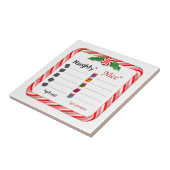 Nicht so fein, naughty oder Nice Fliese (Seite)