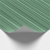 Nicht so gerade grüne Streifen Geschenkpapier (Ecke)