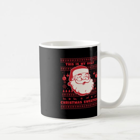 Nicht so hässliche Weihnachten Kaffeetasse (Rechts)