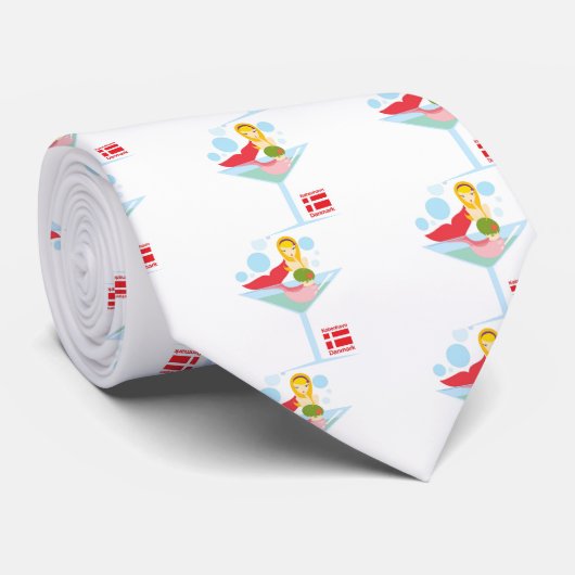 nicht-so-kleine Meerjungfrau Krawatte (Gerollt)