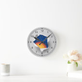 Nicht so langweilig Büromauer Runde Wanduhr (Zuhause)