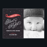 Nicht so leise Weihnachtskarten in der Nacht Feiertagskarte<br><div class="desc">Feiern Sie die Urlaubssaison mit dieser bezaubernden Urlaubskarte von Berry Berry Sweet. In anderen Farben erhältlich.</div>