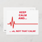 Nicht so ruhig nach der Postkarte (Vorne/Hinten)