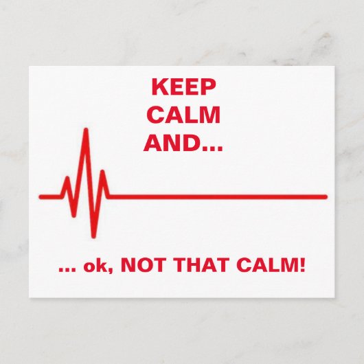 Nicht so ruhig nach der Postkarte (Vorderseite)