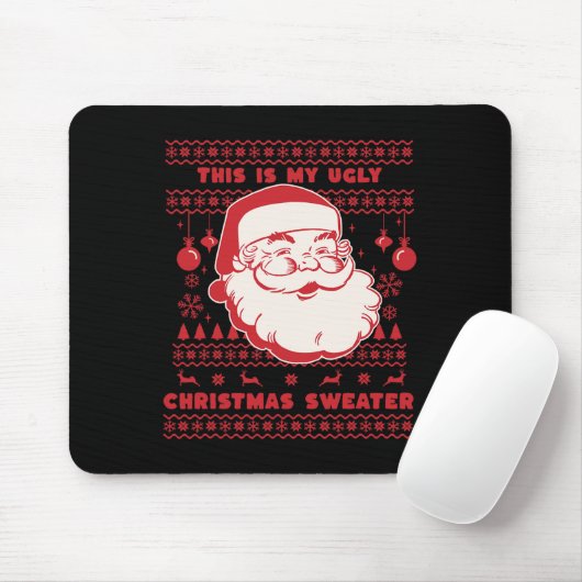 Nicht so übel Weihnachten Weihnachtsfamilie Mousepad (Mit Mouse)