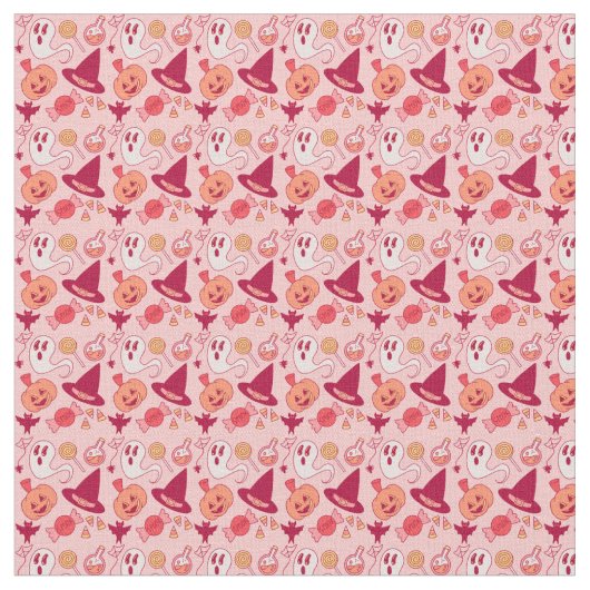 Nicht so ungewöhnlich rosa Halloween Niedliche Gei Stoff (Nahaufnahme)
