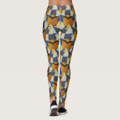 Nicht so unheimlich orange Geister Leggings (Rückseite)