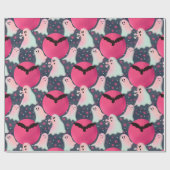 Nicht so unheimliche Geister rosa Geschenkpapier (Flach)