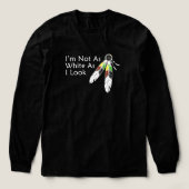 Nicht so weiß, wie ich den amerikanischen T - Shir Tri-Blend Shirt (Design Vorderseite)