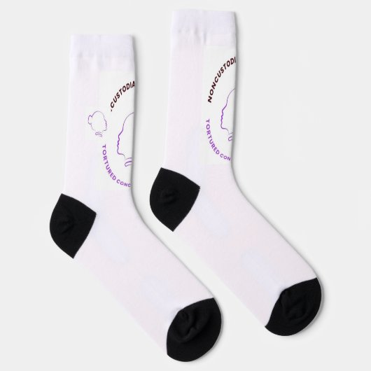 Nicht sorgeberechtigte Muttertags-Socken Socken (Rechts)