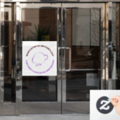 Nicht sorgeberechtigter Muttertags-Aufkleber Fensteraufkleber (Büro Tür)