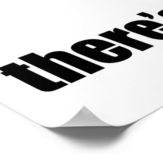 Nicht stark genug, um Rugby zu spielen Poster (Ecke)