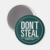 Nicht stehlen magnet (Vorderseite/Rückseite)