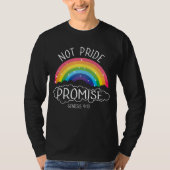 Nicht stolz Versprechen Genesis 9 13 T-Shirt (Vorderseite)