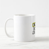 Nicht stören...Anwalt am Arbeitsplatz Kaffeetasse (Links)