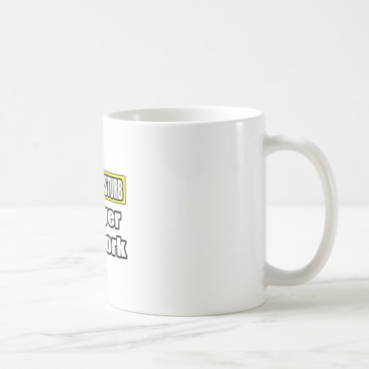 Nicht stören...Anwalt am Arbeitsplatz Kaffeetasse (Rechts)