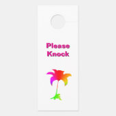 Nicht stören/bitte blutweiß klopfen türanhänger (Rückseite)