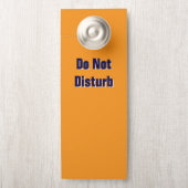 Nicht stören /bitte klopfen/ Orange Türanhänger (Auf Knauf)