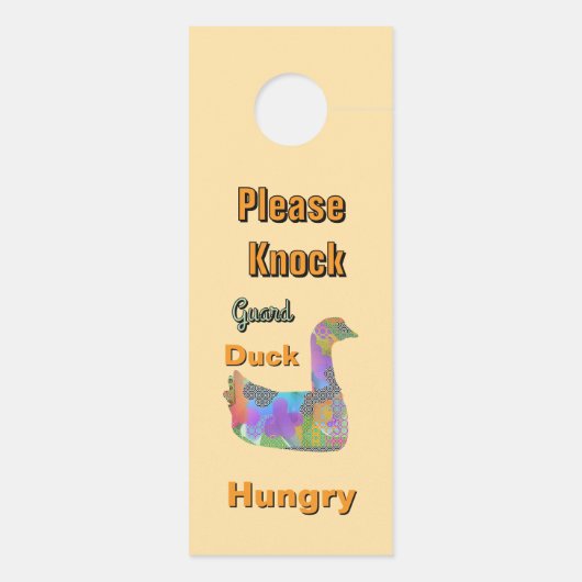 Nicht stören /bitte klopfen/Schutzhaken Türanhänger (Rückseite)