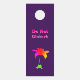 Nicht stören / Bitte klopfen Sie Lila. Türanhänger