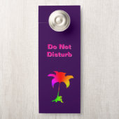 Nicht stören / Bitte klopfen Sie Lila. Türanhänger (Auf Knauf)