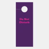 Nicht stören/bitte klopfen türanhänger (Vorderseite)