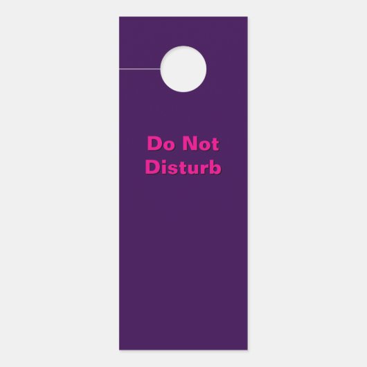 Nicht stören/bitte klopfen türanhänger (Vorderseite)