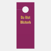 Nicht stören /bitte klopfen/Wein Türanhänger (Vorderseite)