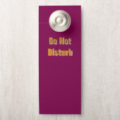 Nicht stören /bitte klopfen/Wein Türanhänger (Auf Knauf)