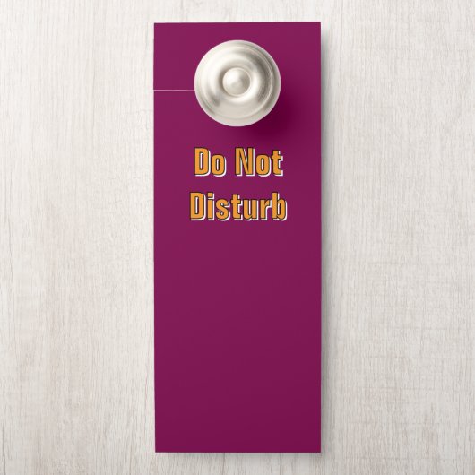 Nicht stören /bitte klopfen/Wein Türanhänger (Auf Knauf)