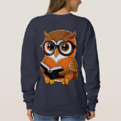 Nicht stören, ein seriöser Leser Sweatshirt (Rückseite)