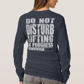 Nicht stören - Fahren im Gymnastik-Shirt T-Shirt (Rückseite)