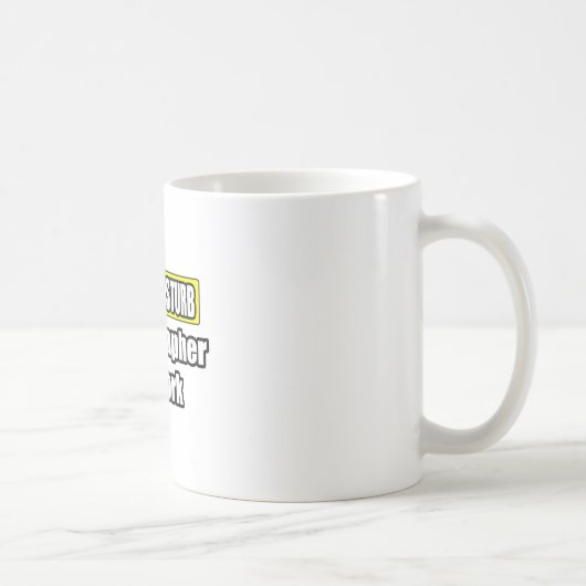 Nicht stören...Fotograf bei der Arbeit Kaffeetasse (Rechts)
