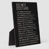 Nicht stören fotoplatte (Seite)