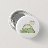Nicht stören-Frosch-Schlaf-Kawaii-Design Button (Vorne & Hinten)
