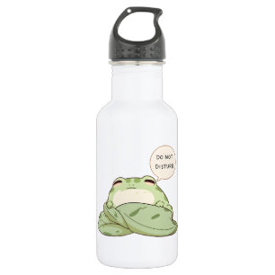 Nicht stören-Frosch-Schlaf-Kawaii-Design Edelstahlflasche