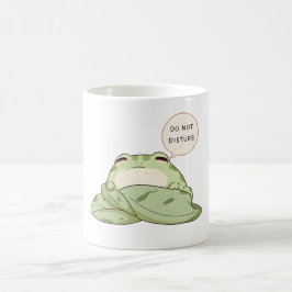 Nicht stören-Frosch-Schlaf-Kawaii-Design Kaffeetasse