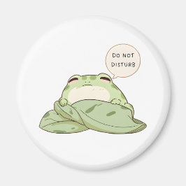 Nicht stören Frosch Schlafend Kawaii Design Magnet
