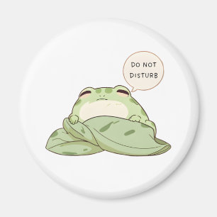 Nicht stören Frosch Schlafend Kawaii Design Magnet