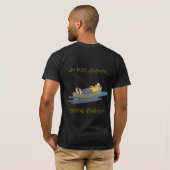 Nicht stören - Gone Fishing T-Shirt (Schwarz voll)