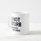 Nicht stören kaffeetasse (Vorderseite Links)