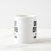 Nicht stören kaffeetasse (Mittel)