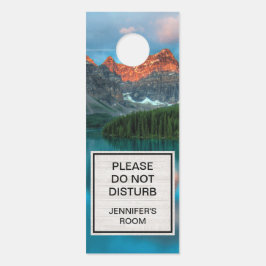 Nicht stören Landschaftliches Foto Türanhänger