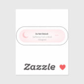 Nicht stören - Leid unter einem Buchumschlag Aufkleber (Blatt)