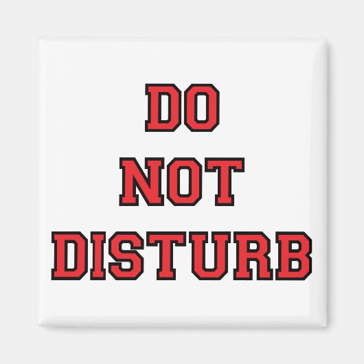 Nicht stören magnet (Vorne)
