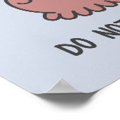 Nicht stören poster (Ecke)