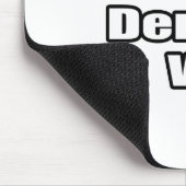Nicht stören...Zahnarzt am Arbeitsplatz Mousepad (Ecke)